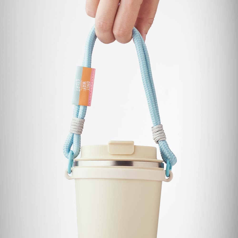 MLBH03 — Cord bottle carrier with logo label