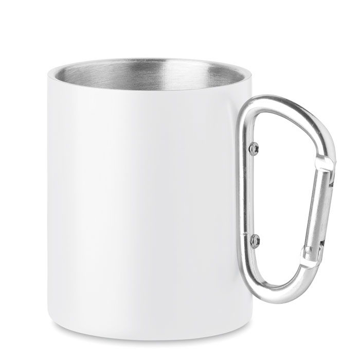 Arom — Metal mug and carabiner handle