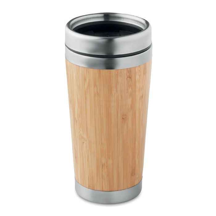 Rodeodrive+ — Double wall bamboo flask 400ml