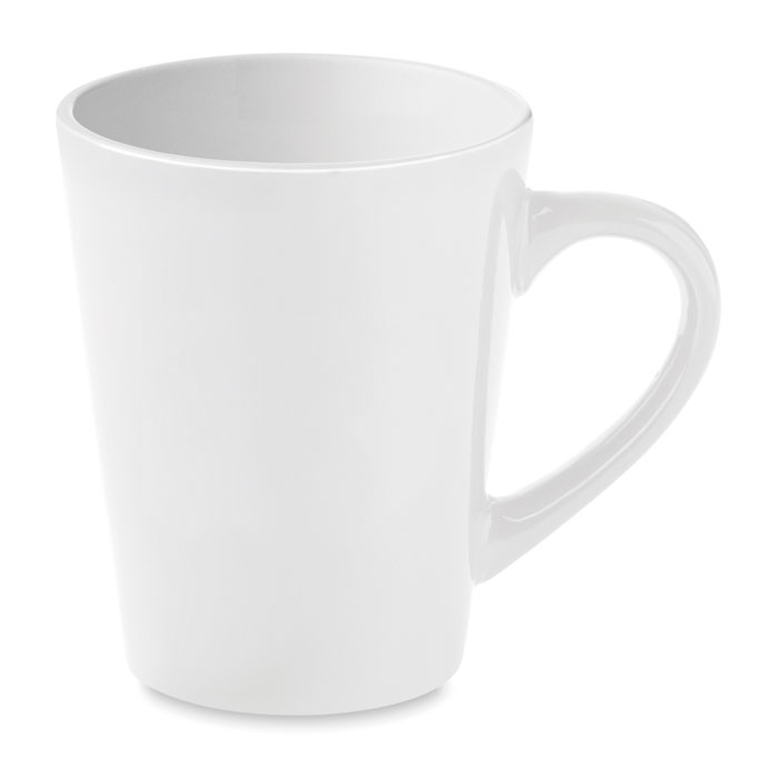 Illustrative logo placement on Taza